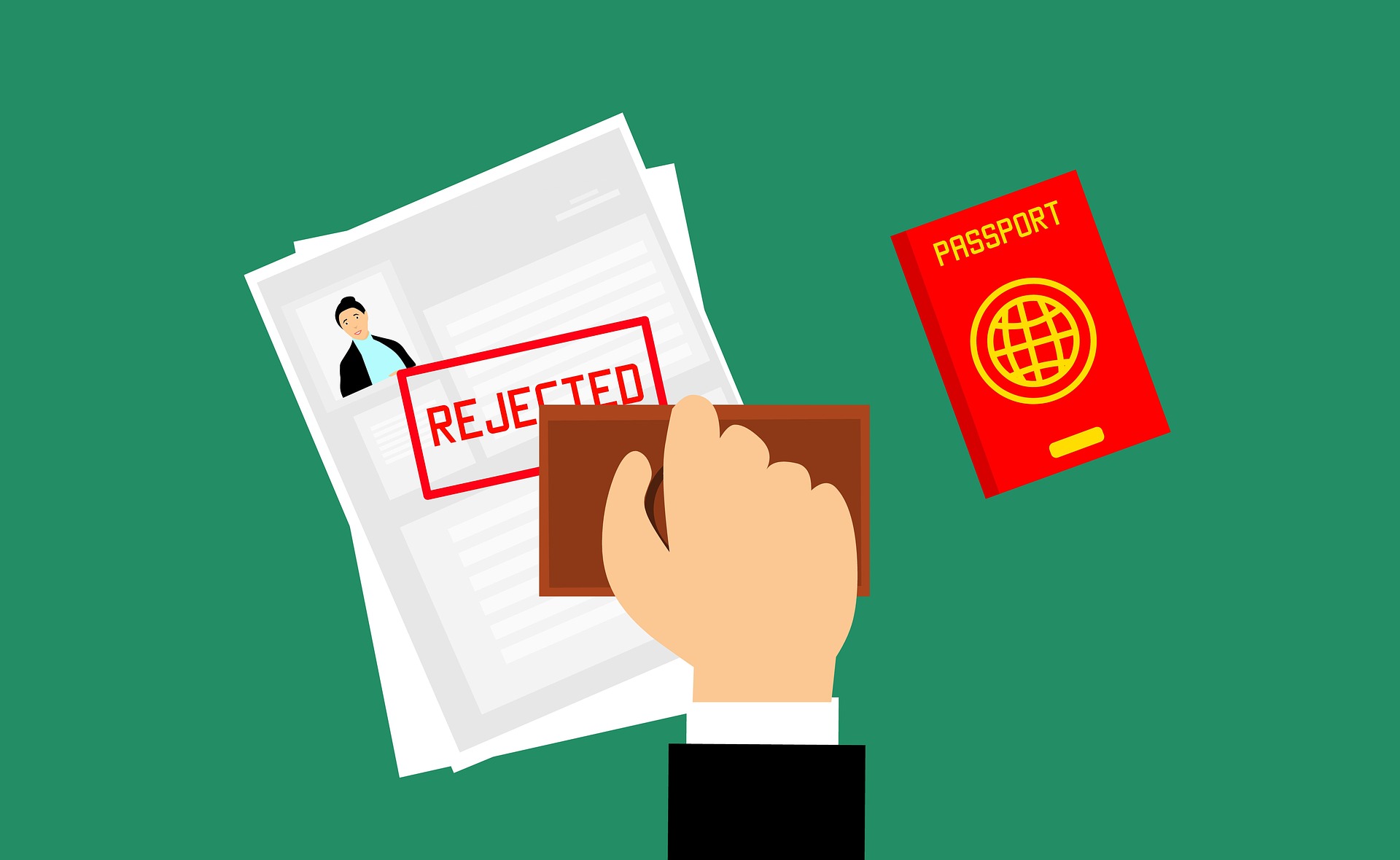 passport paper rejected